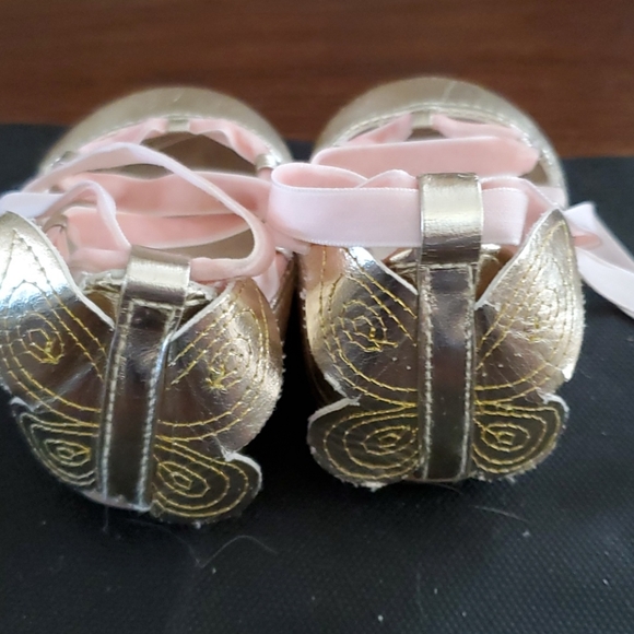 DISNEY TINKERBELL BABY GIRL DRESS SHOES - Picture 3 of 7